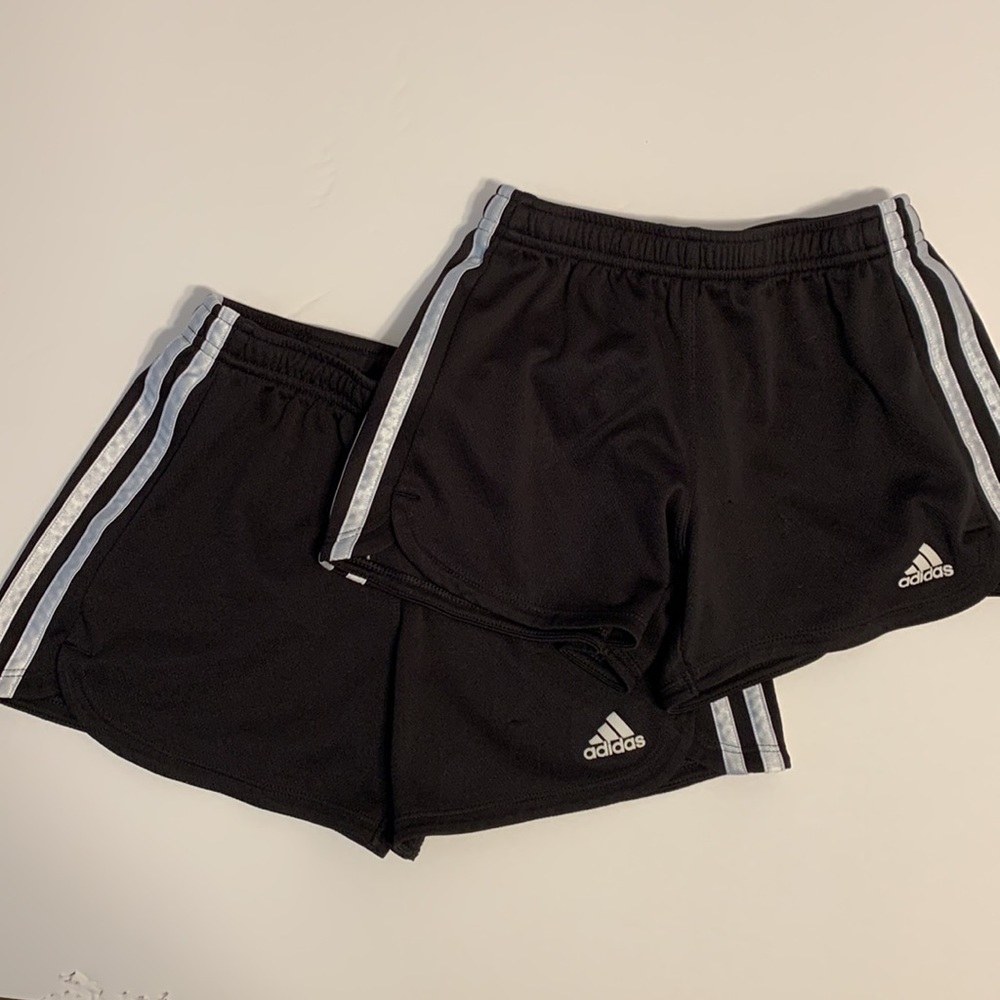 Adidas Girls Athletic Shorts (2 pair)